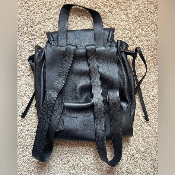 Whistles Leather Astor Backpack - Picture 7 of 11